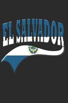 El Salvador Notebook: El Salvador Notebook - college book - diary - journal - booklet - memo - composition book - 120 sheets - Dot Grid pape