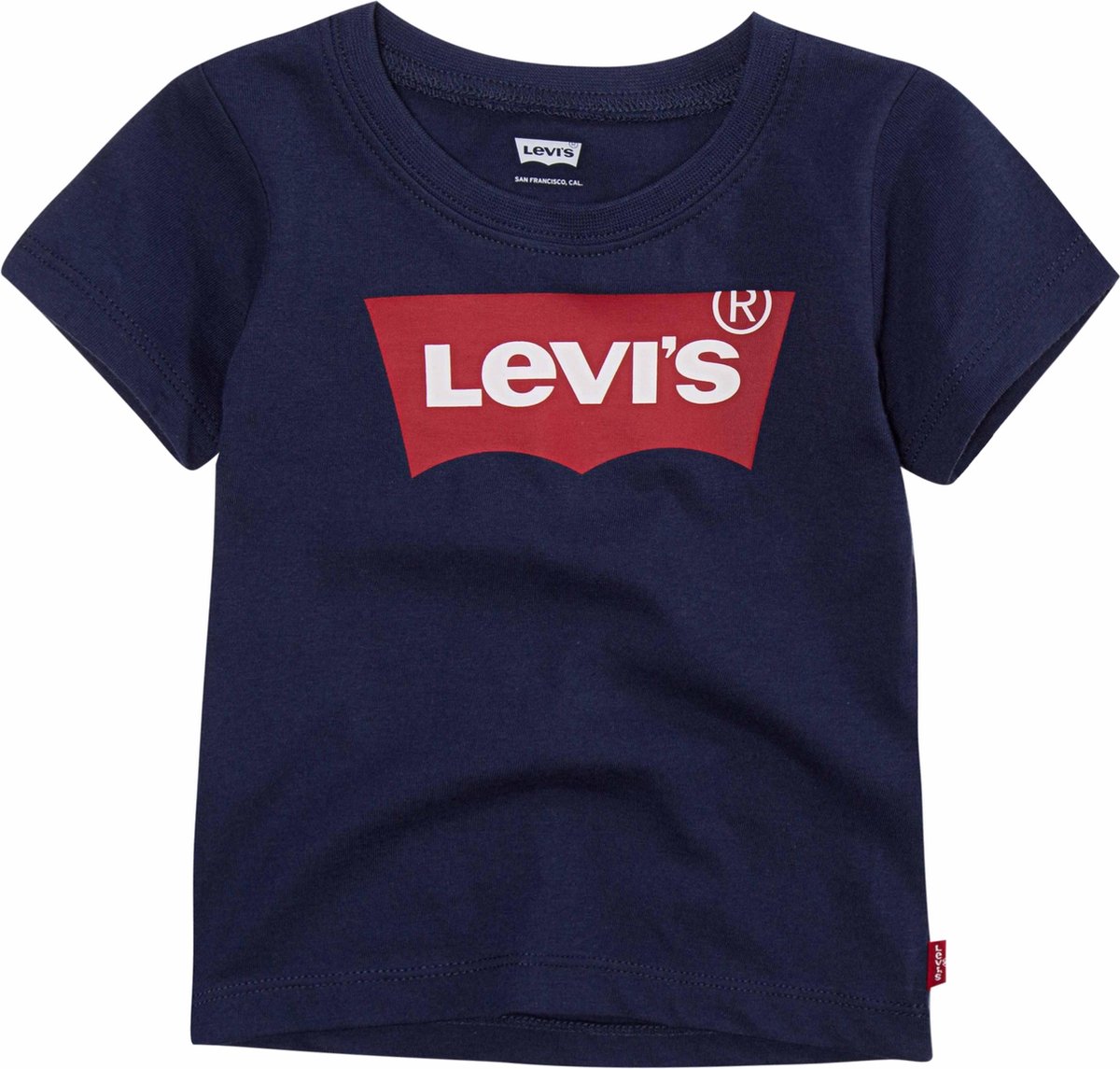 Levi’s Jongens t-shirts & polos Levi’s LVB S/S BATWING TEE 80 Blauw