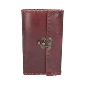 Nemesis Now Notitieboek Leather Journal with Lock Rood