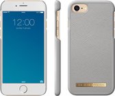 iDeal of Sweden Fashion Case Saffiano Light Grey iPhone 8/7/6/6S