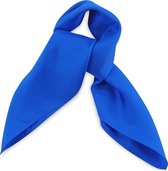 We Love Ties - Sjaal zijde kobaltblauw