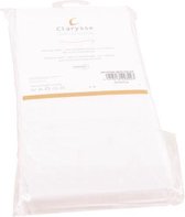 Clarysse Percale Katoenen Hoeslaken Wit-160x200cm