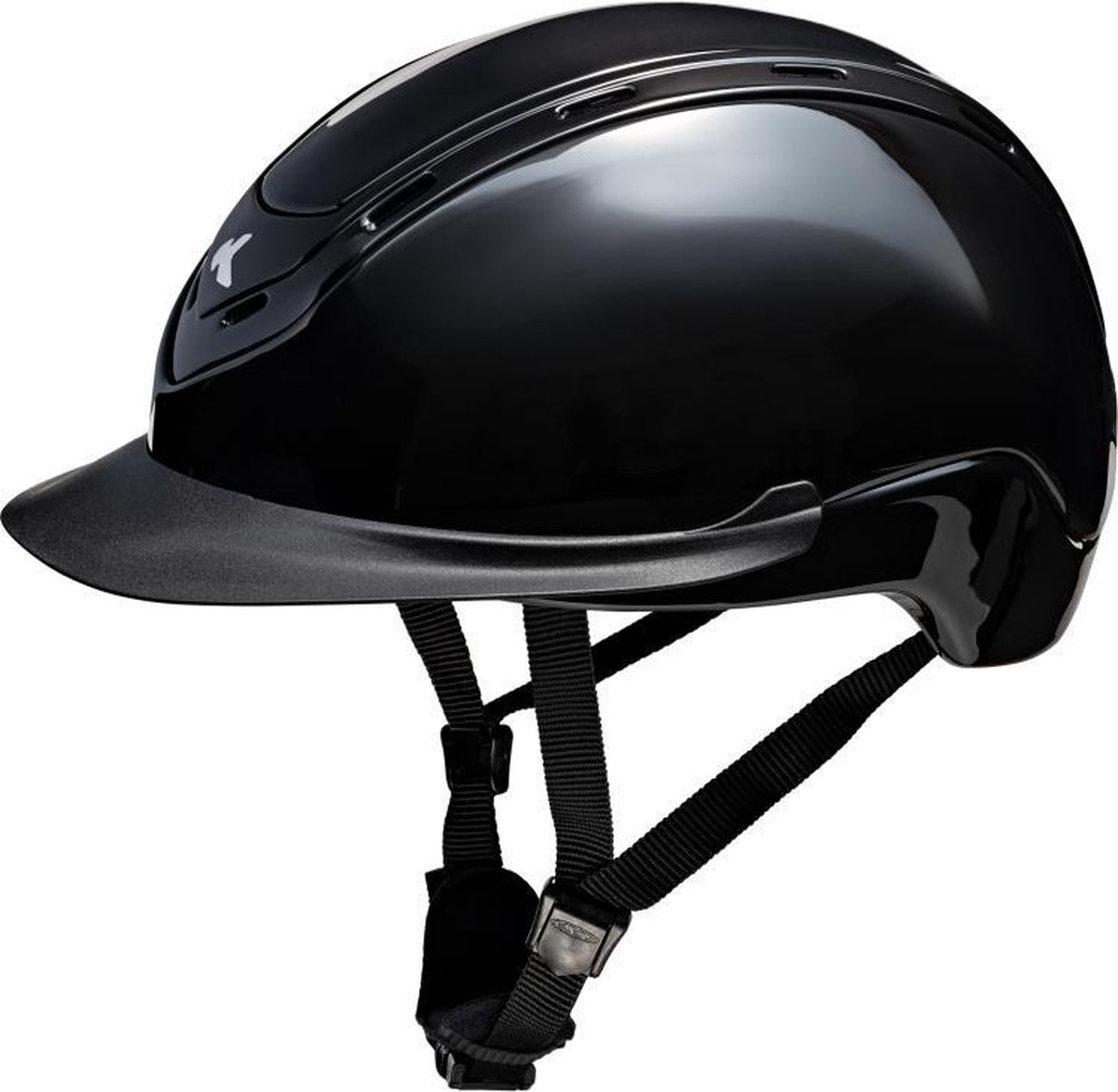 Nomic M black glossy, Ked's nieuwste model met hoofomtrek 52-58cm