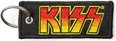 Kiss Sleutelhanger Classic Logo Zwart