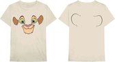 Disney The Lion King Heren Tshirt -S- Nala Creme