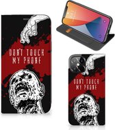 Telefoonhoesje met Pasjeshouder Geschikt voor iPhone 12 Pro Max Smart Cover Zombie Blood