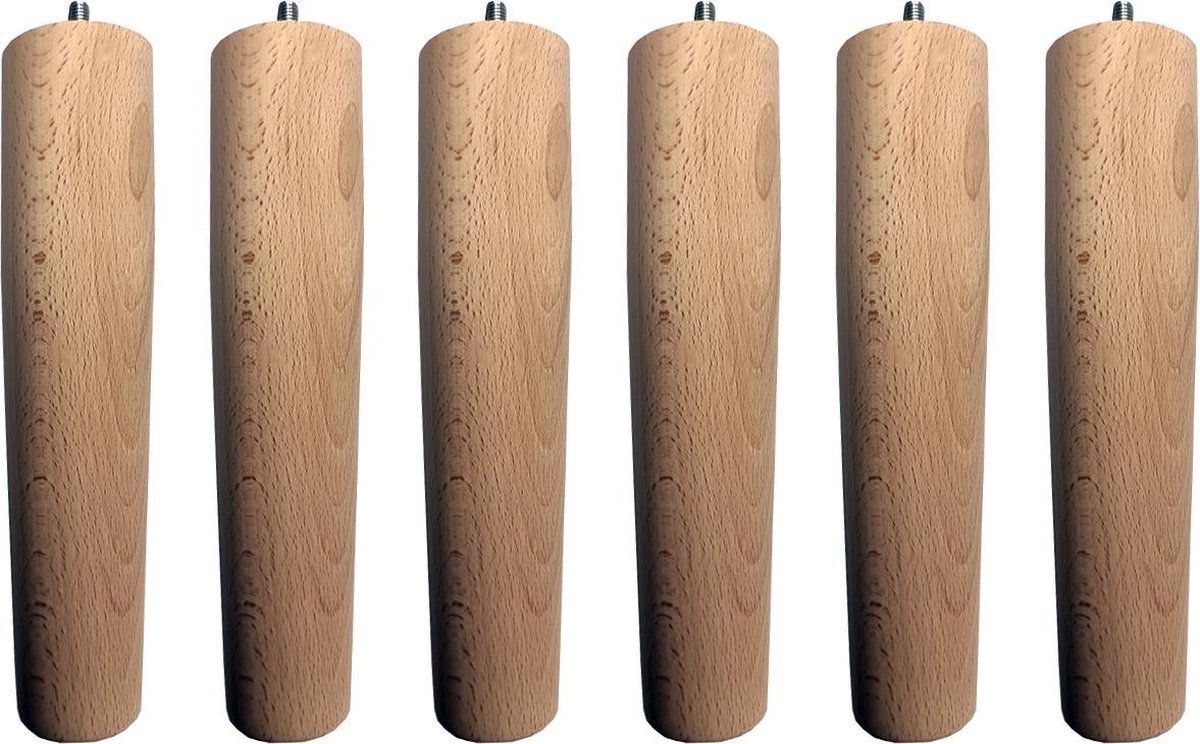 Set van 6 poten