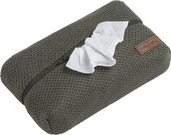 Baby's Only Billendoekjeshoes Classic - Babydoekjes hoes - Hoes voor luierdoekjes en pampers billendoekjes - Khaki - Ritssluiting