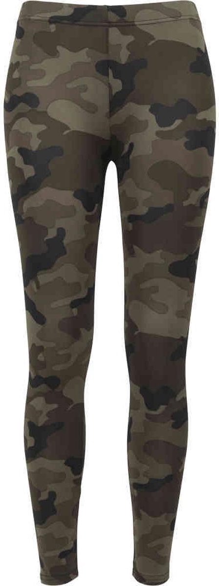 Urban Classics Camo Dames Legging – L Woodland