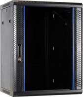 DSIT 15U wandkast / serverbehuizing met glazen deur 600x600x770mm (BxDxH) - 19 inch
