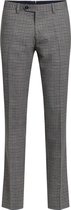 WE Fashion Heren slim fit geruite pantalon, Carey - Maat L (50)