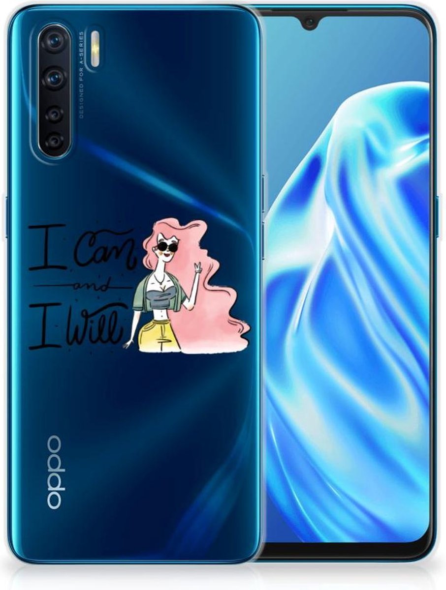 OPPO A91 Telefoonhoesje met Naam i Can