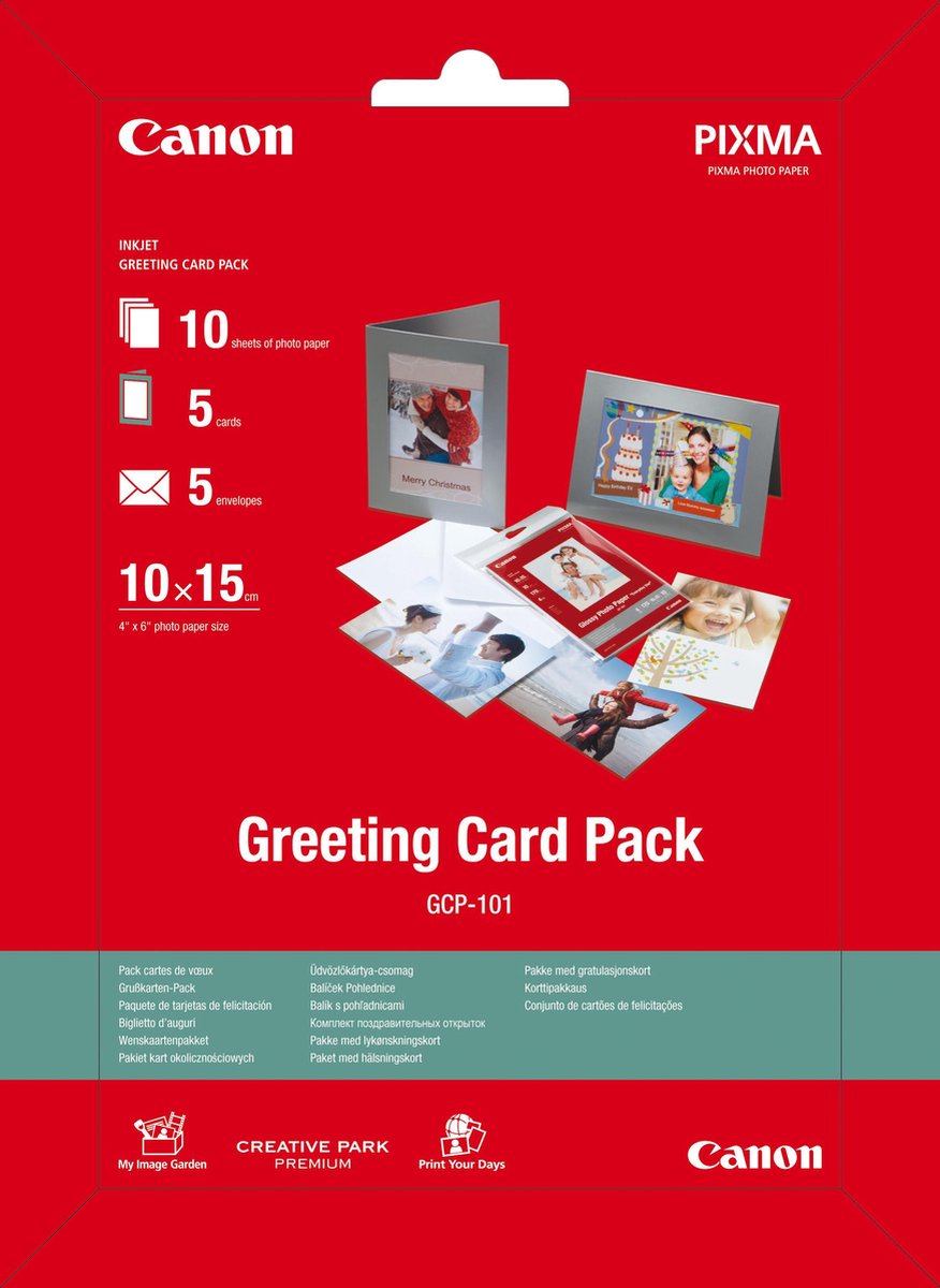 CANON GCP-101 Greetin card pack 100x150mm 10 sheets