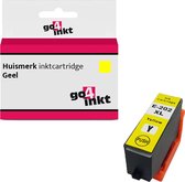 Go4inkt compatible met Epson 202XL y inkt cartridge yellow - Expression Premium XP-6000 XP-6005 XP-6100 XP-6105
