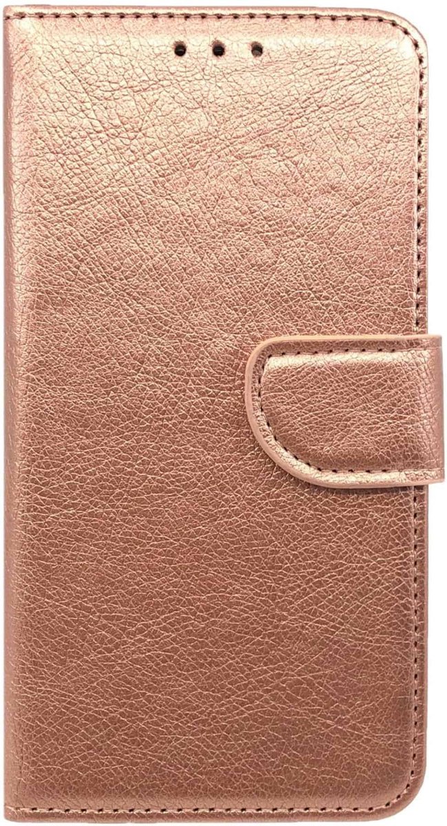 Fonu Boekmodel hoesje Samsung Note 20 Rosegoud