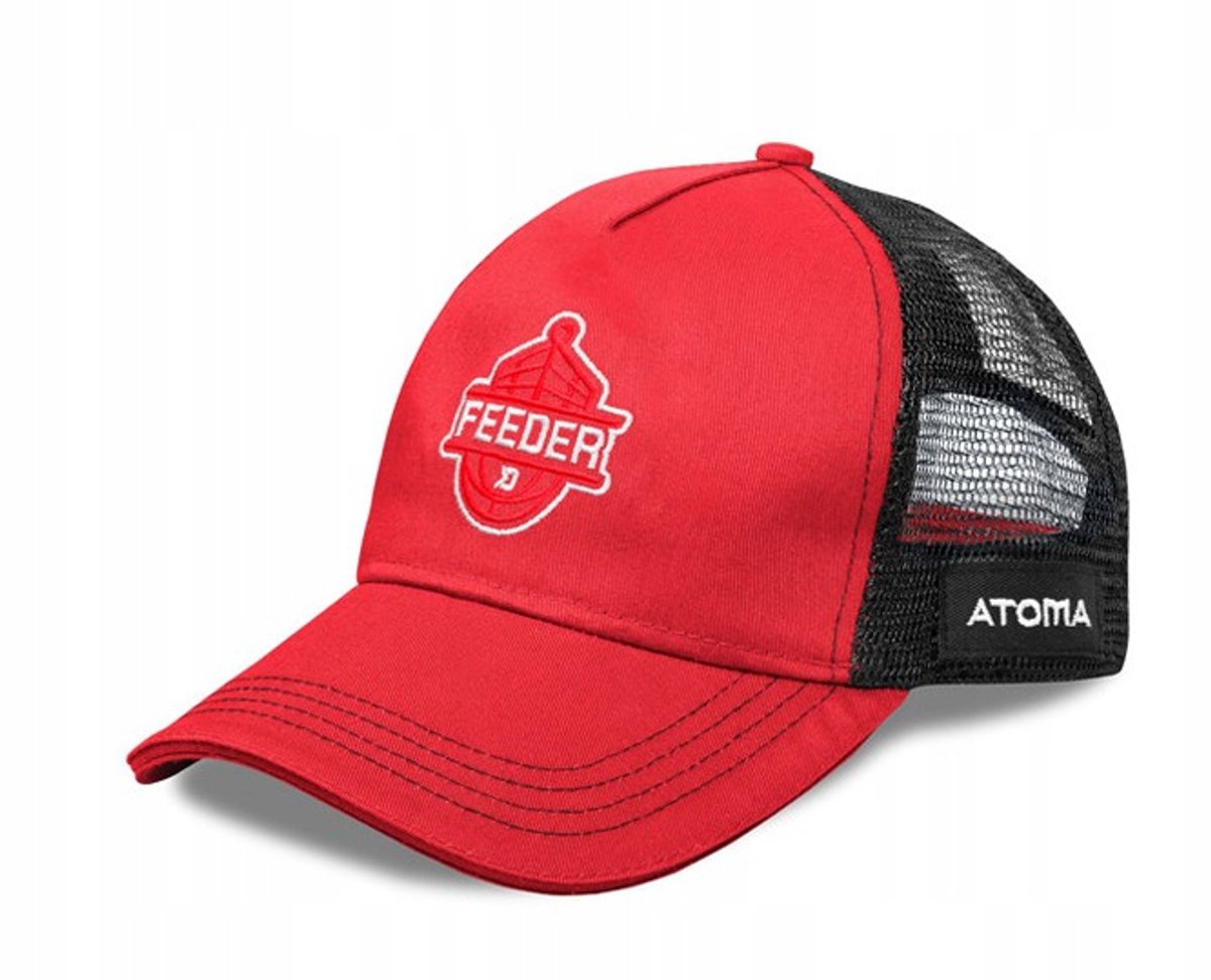Delphin Atoma Trucker Cap - Universeel, Rood, Ademend
