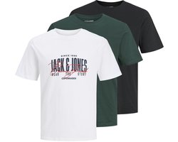 JACK & JONES- JJAERO TEE SS CREW NECK 3PK MP - Heren - T-shirt