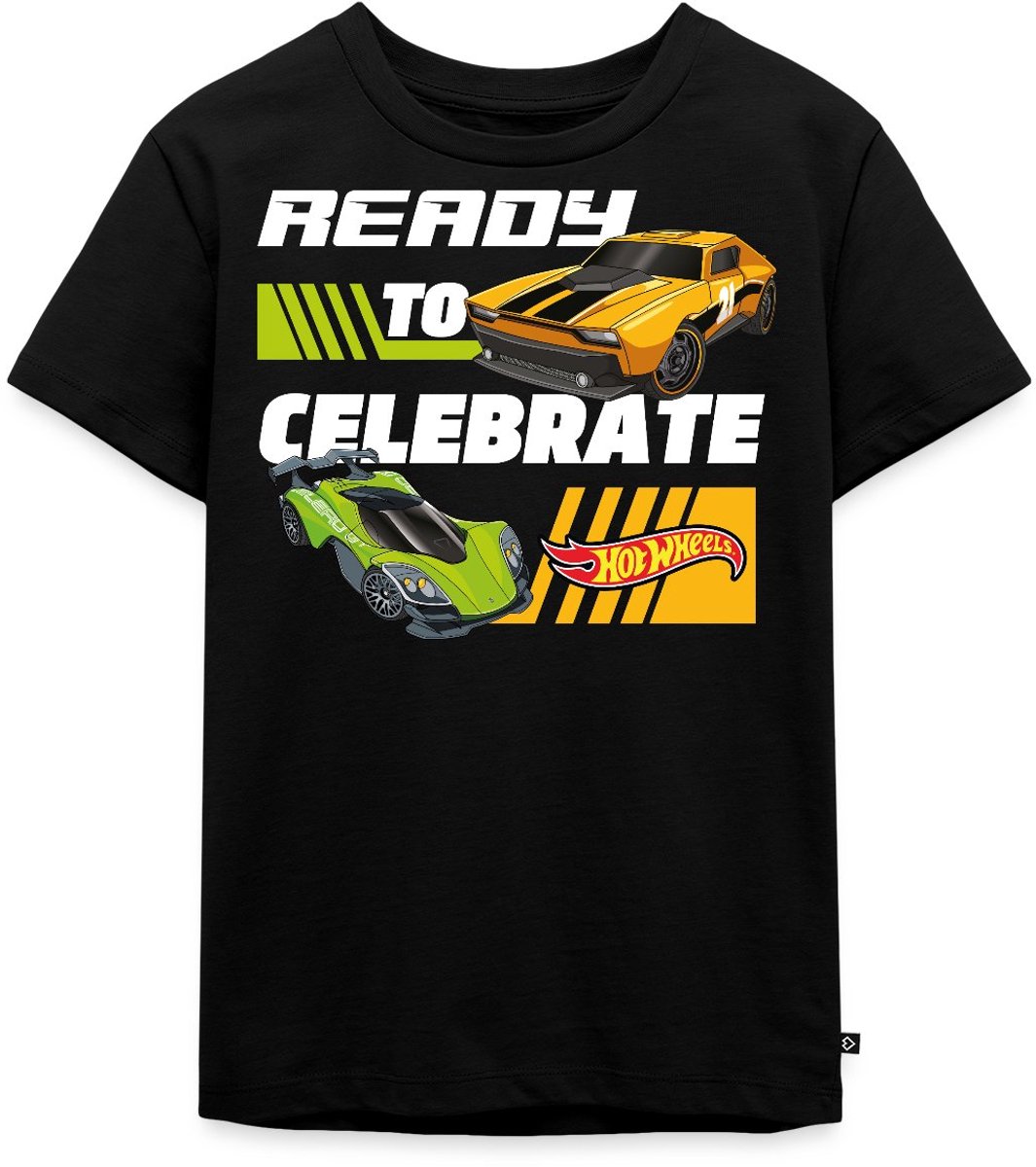 Hot Wheels Verjaardagsdesign Klaar Om Te Vieren Premium T Shirt Kinderen