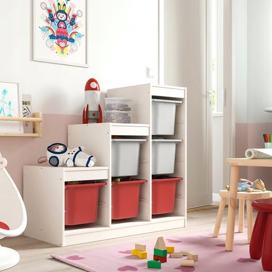 IKEA TROFAST Opbergbak 42x30x23cm Grijs - Speelgoedbak voor Kinderkamer van ikea — afbeelding 3