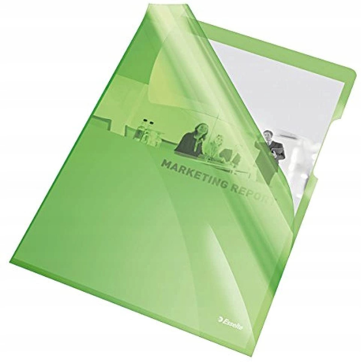 Essels A4 ‘L’ Crystal haar Kaart 150 micron Groen Groen