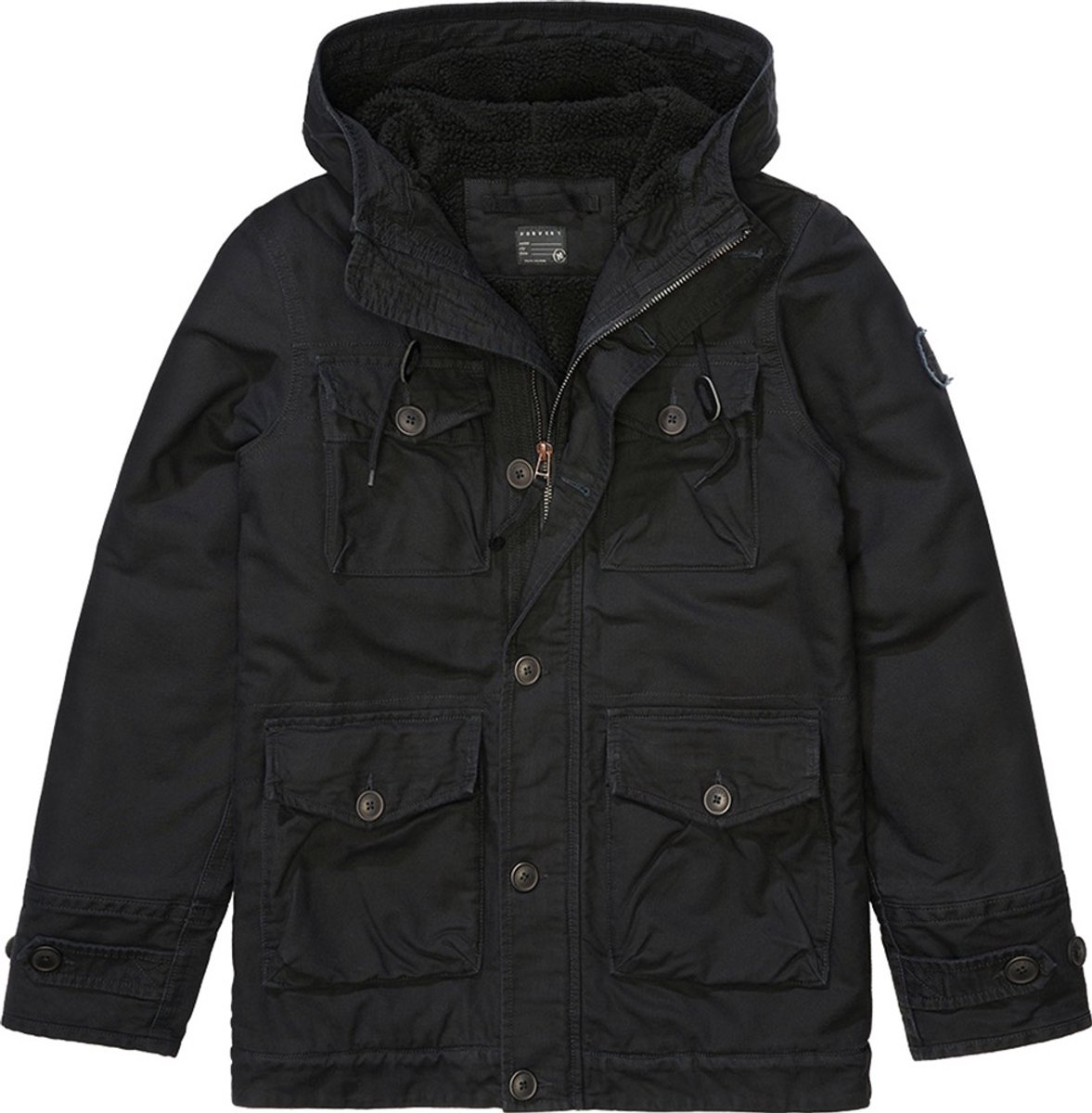 Forvert Observer Lange jassen zwart XL Katoen - Basics