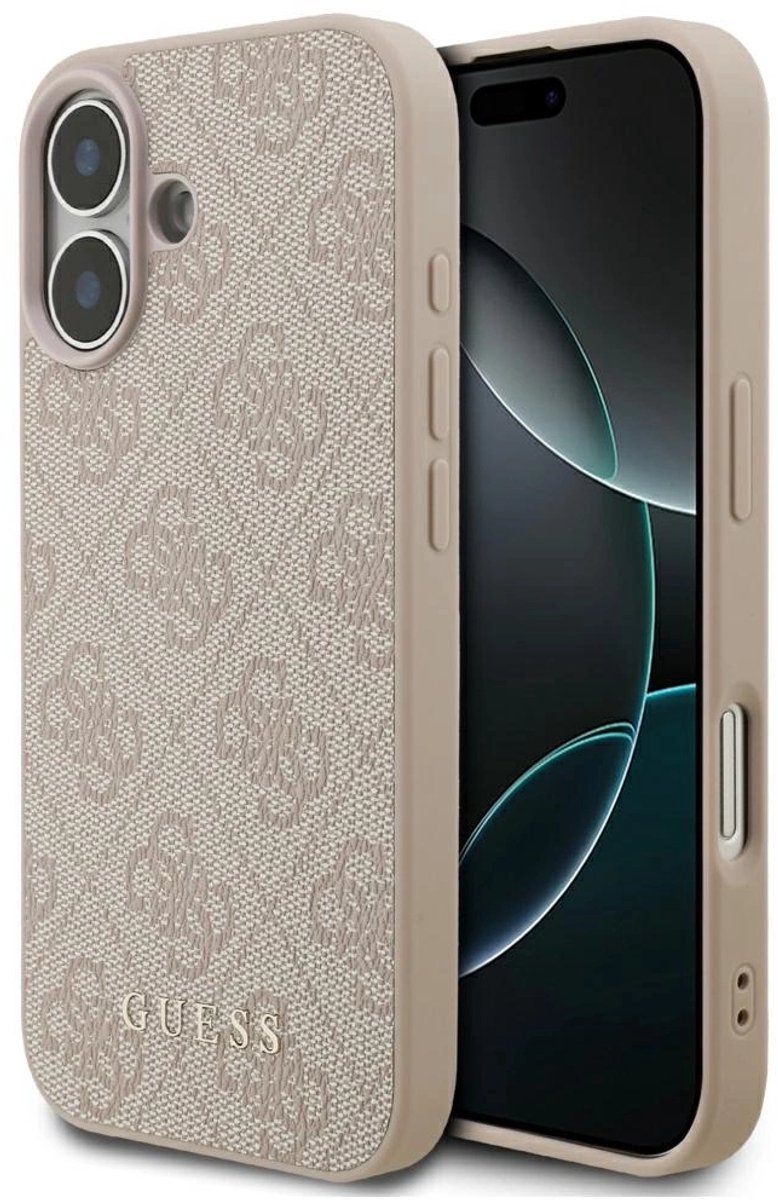 Guess 4G Classic Backcover hoesje - geschikt voor Apple iPhone 17 - Roze