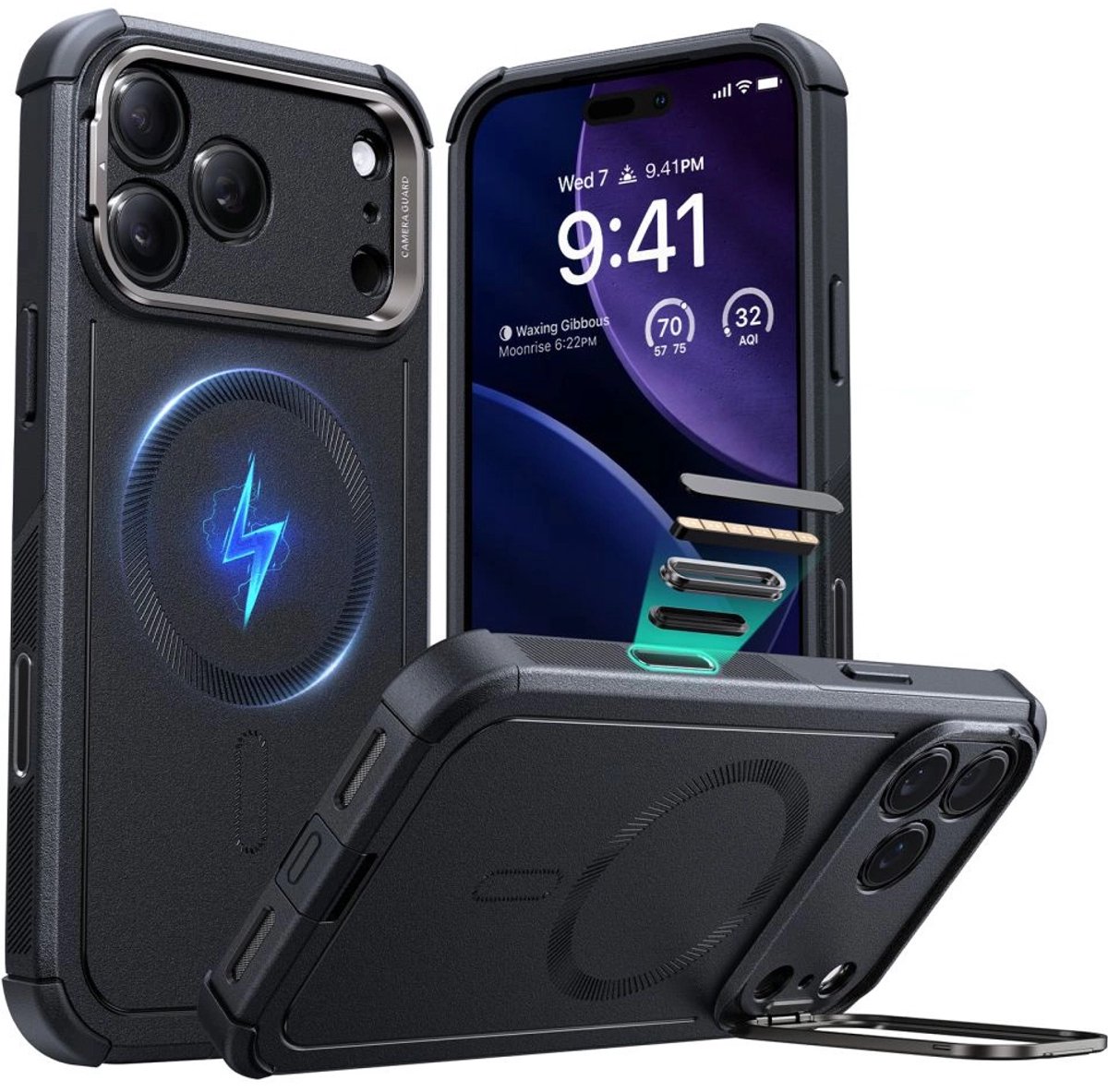 Esr Cyber Kickstand Magsafe Case Voor Iphone 17 Pro Max Bescherming