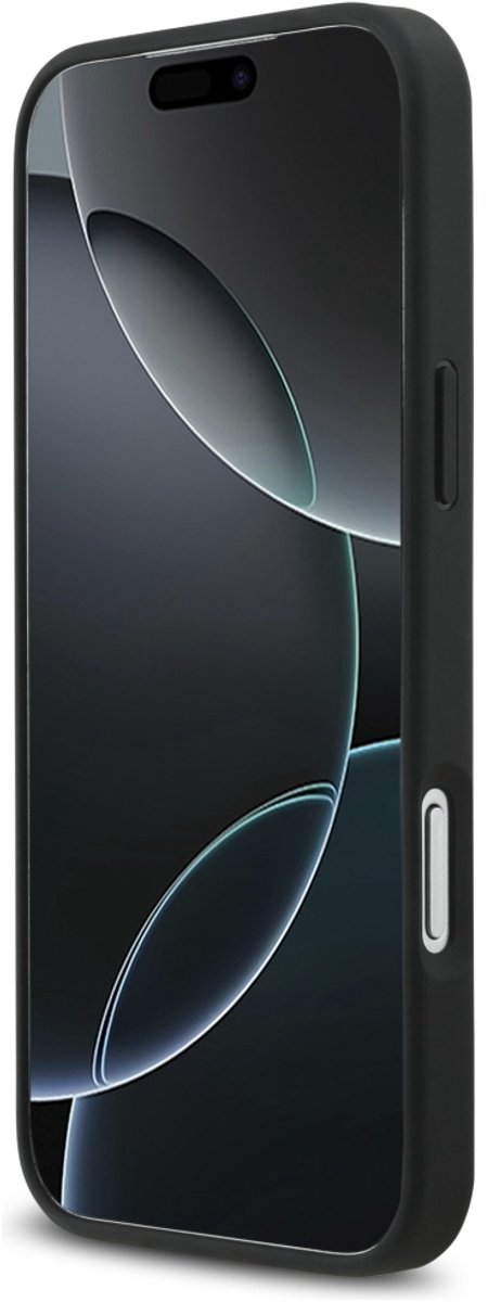 Mercedes-Benz Back Cover - iPhone 17 Pro Max - Zwart - Genuine Leather - Magsafe van Merkloos — afbeelding 3