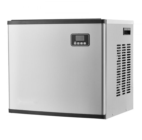 Commerciële ijsblokjesmachine - Kopunit - 181,4 kg/dag - Zelfreiniging - Getimede ijsproductie - Instelbare ijsdikte - Zonder opslagbak - RVS van Merkloos — afbeelding 4