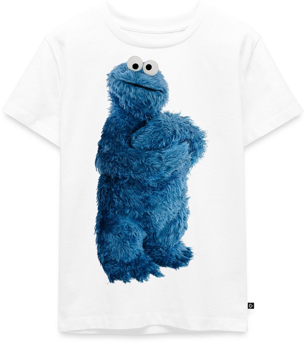 Sesamstraat Koekiemonster Pose Premium T Shirt Kinderen
