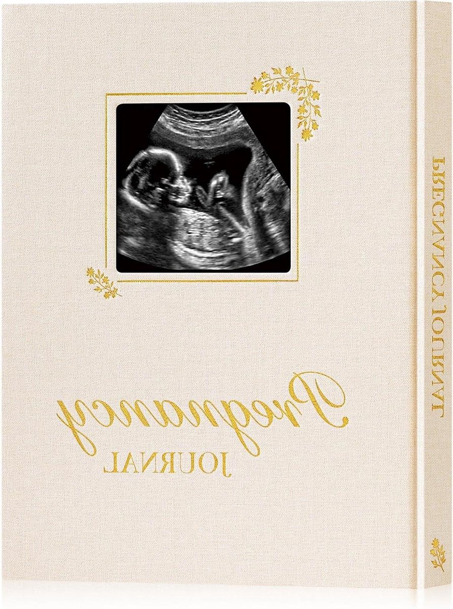 EGoods - Zwangerschapsdagboek: week na week, zwangerschap, 9 maanden, planner, toekomstige mama, album, geboorte, foto's, echografie, baby, cadeau
