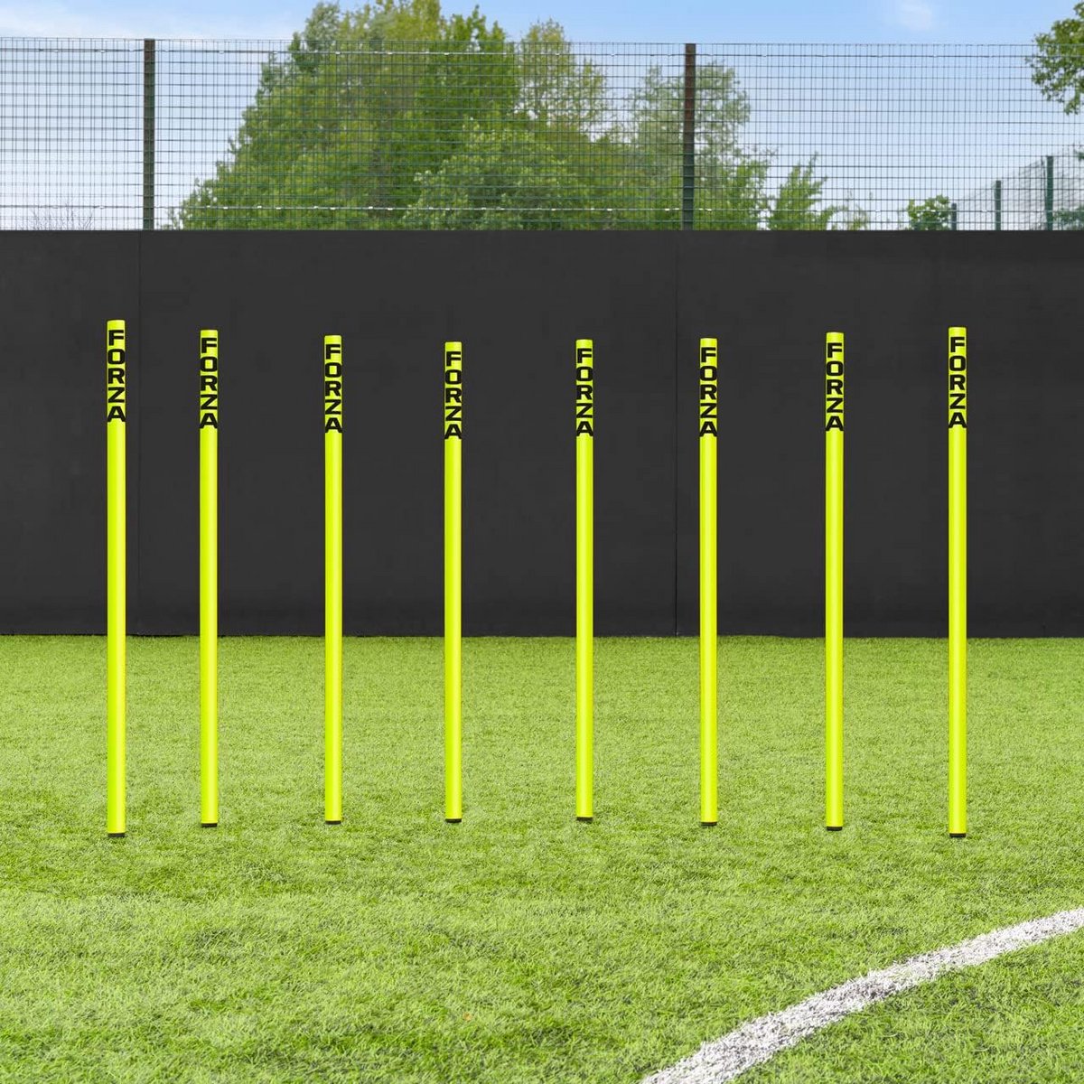 Voetbal Slalom Trainingspalen - Hoogte Keuze 100cm/170cm - Duurzaam PVC