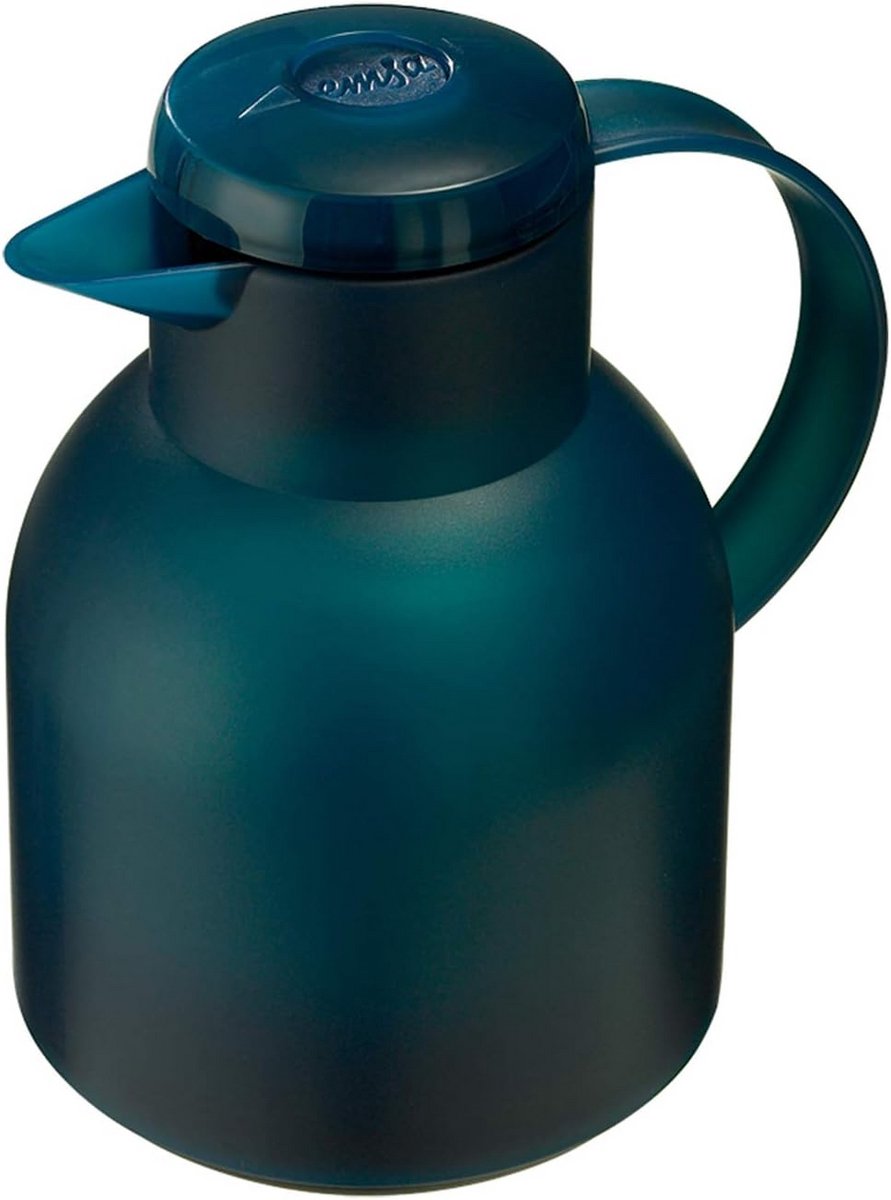 Thermoskan 1 liter met Quick-Press-sluiting – Houdt dranken 12 uur warm en 24 uur koud