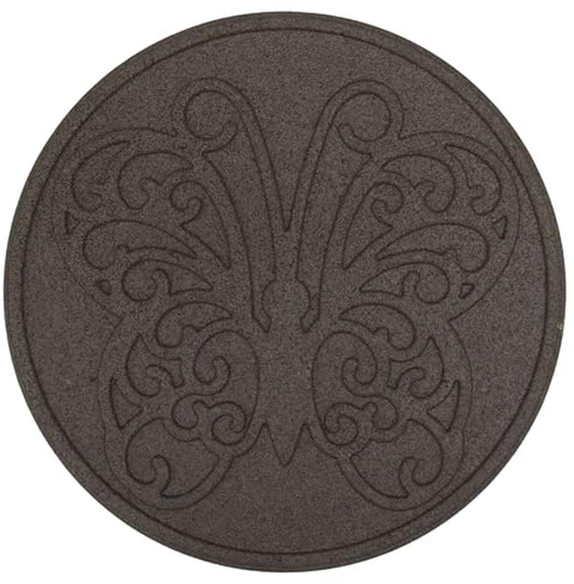 Butterfly Garden Stepping Stone - Gerecycleerde Rubber Tegels voor Buiten, Diameter 46 cm
