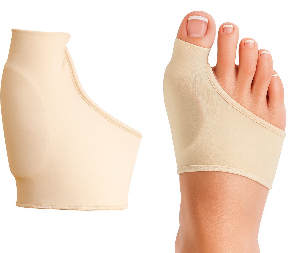 Monii Hallux Valgus Grote Teen Corrector - 2 Stuks - One Size - Soft Gel Pad - Teenspreider