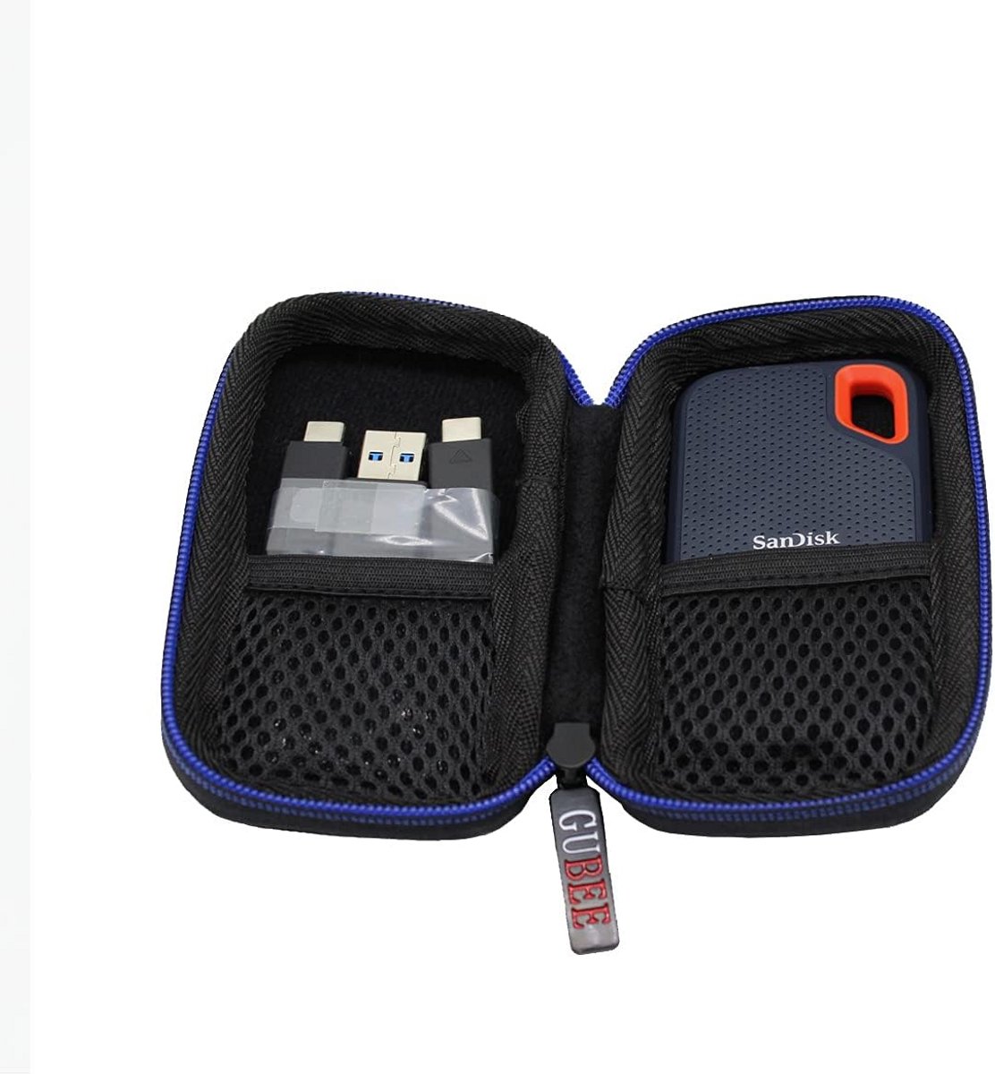 Draagbare Opbergtas voor Oortelefoon Hoofdtelefoon en Kabels - Beschermhoes