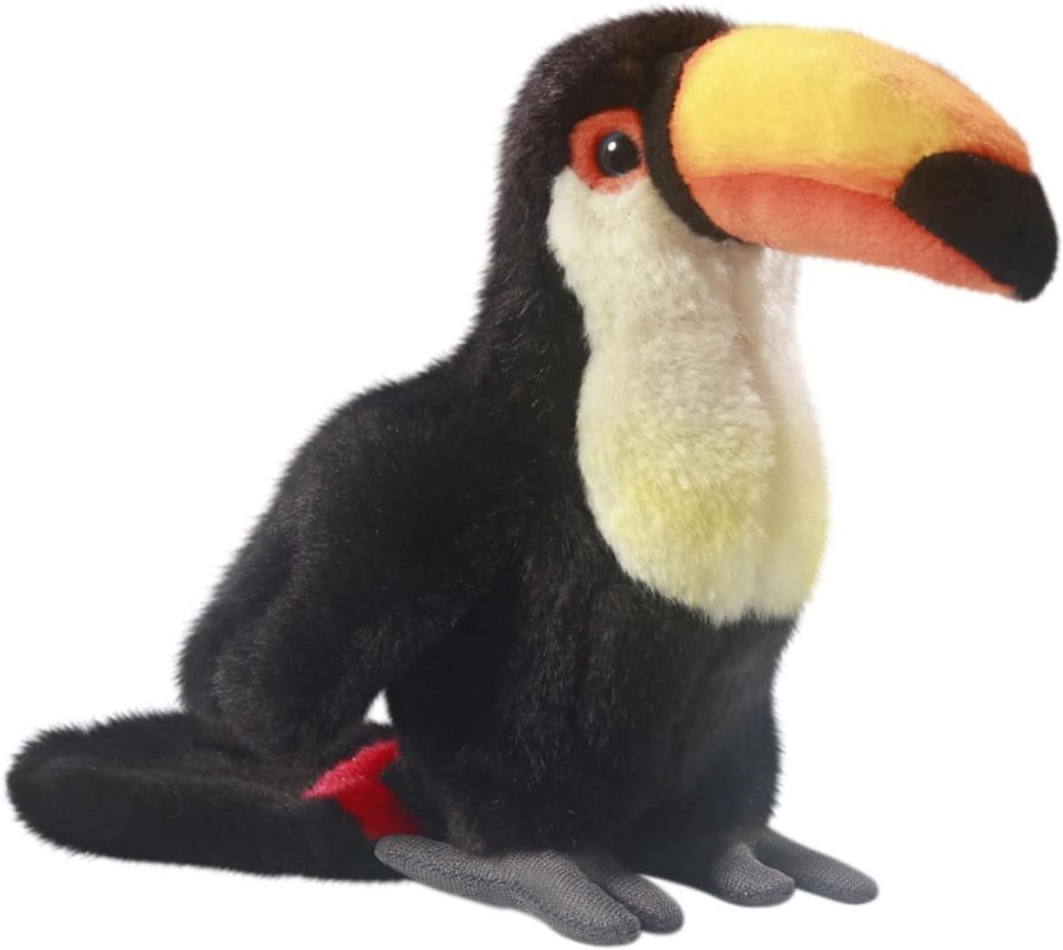 Zachte Pluche Tukan Knuffel Vogel - Tropisch Speelgoed - 18 cm
