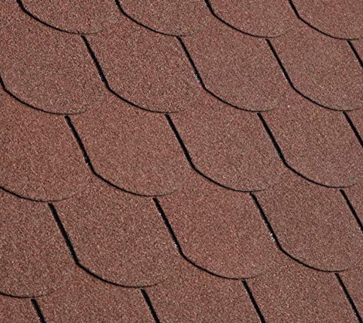 Premium Bitumen Dakshingles 1 m² Rood met Glasvliesinleg - Waterdicht en Duurzaam