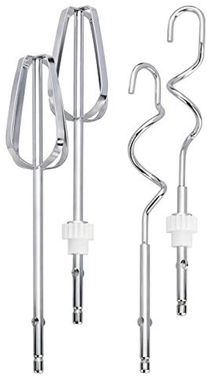 Handmixer met kom - Keukenmixer - Bakken en mixen - Roterende kom - 2.5 Liter - Wit — afbeelding 3