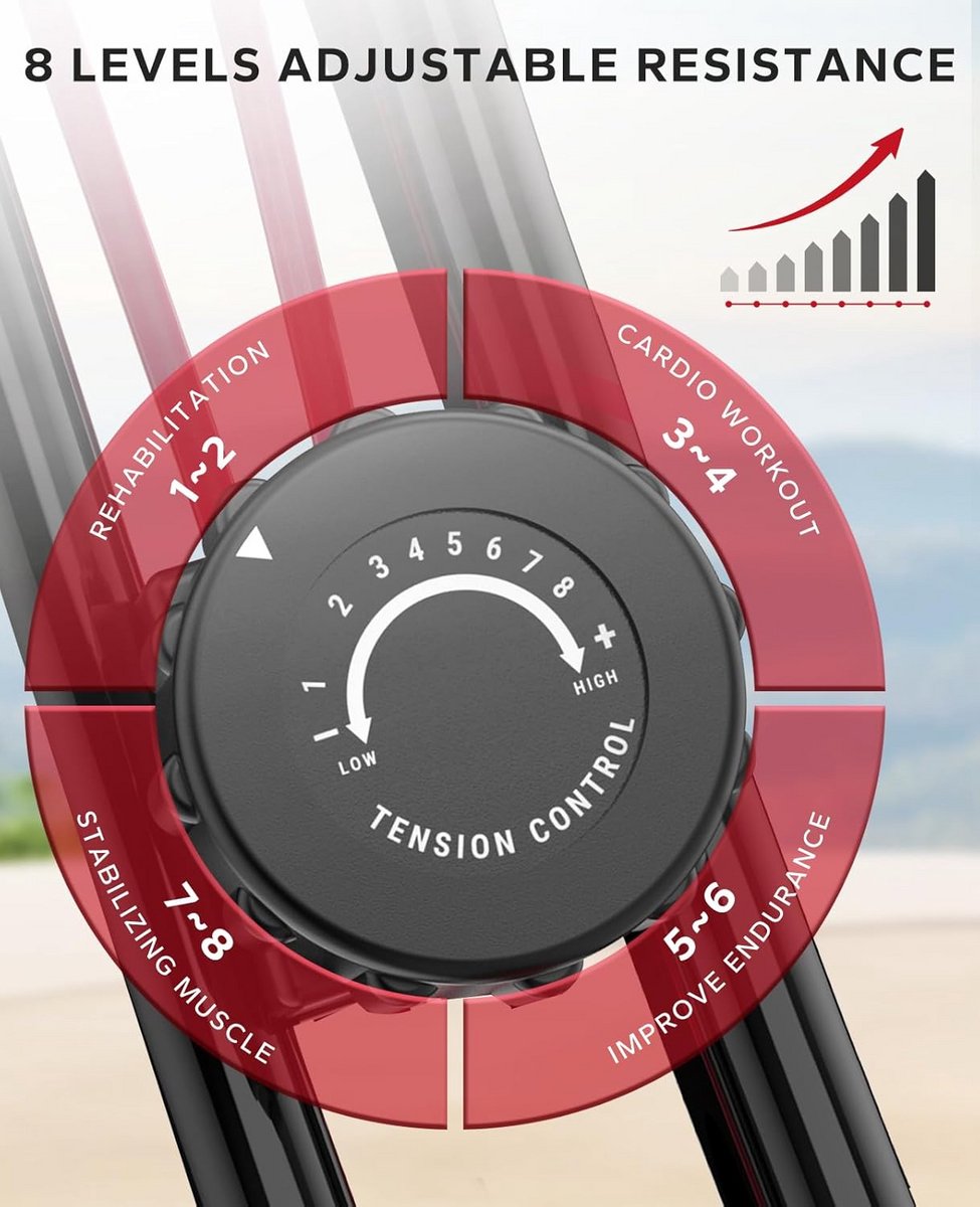 Opvouwbare Hometrainer met 8 - afbeelding 3