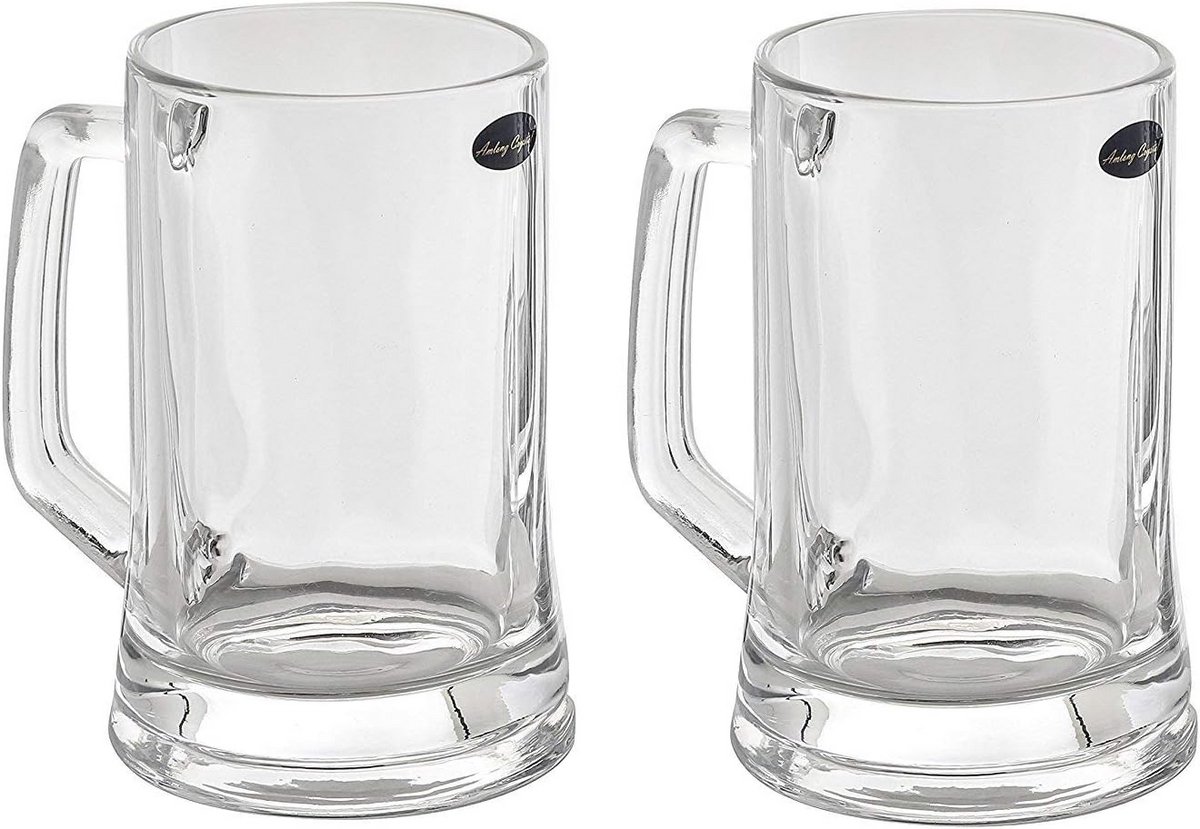 Traditionele Loodvrije Bierpul - 340 ml, Set van 2 voor Perfecte Brouwervaring