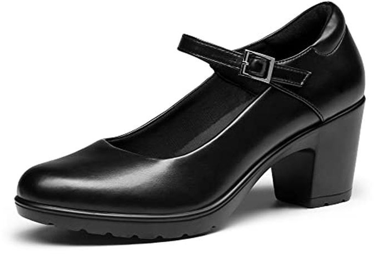 Chunky High Heel Mary Janes Pumps voor Dames