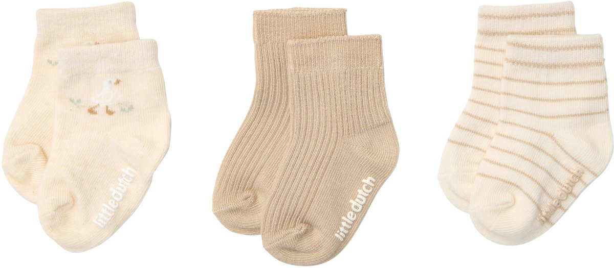 Little Dutch NOOS Sokken 3-Pack - Multi - Mt. 44-56