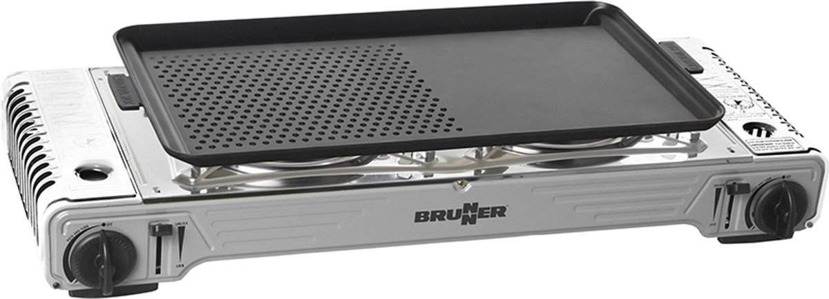 Brunner Devil Double Grill - Gas kooktoestel met grillfunctie