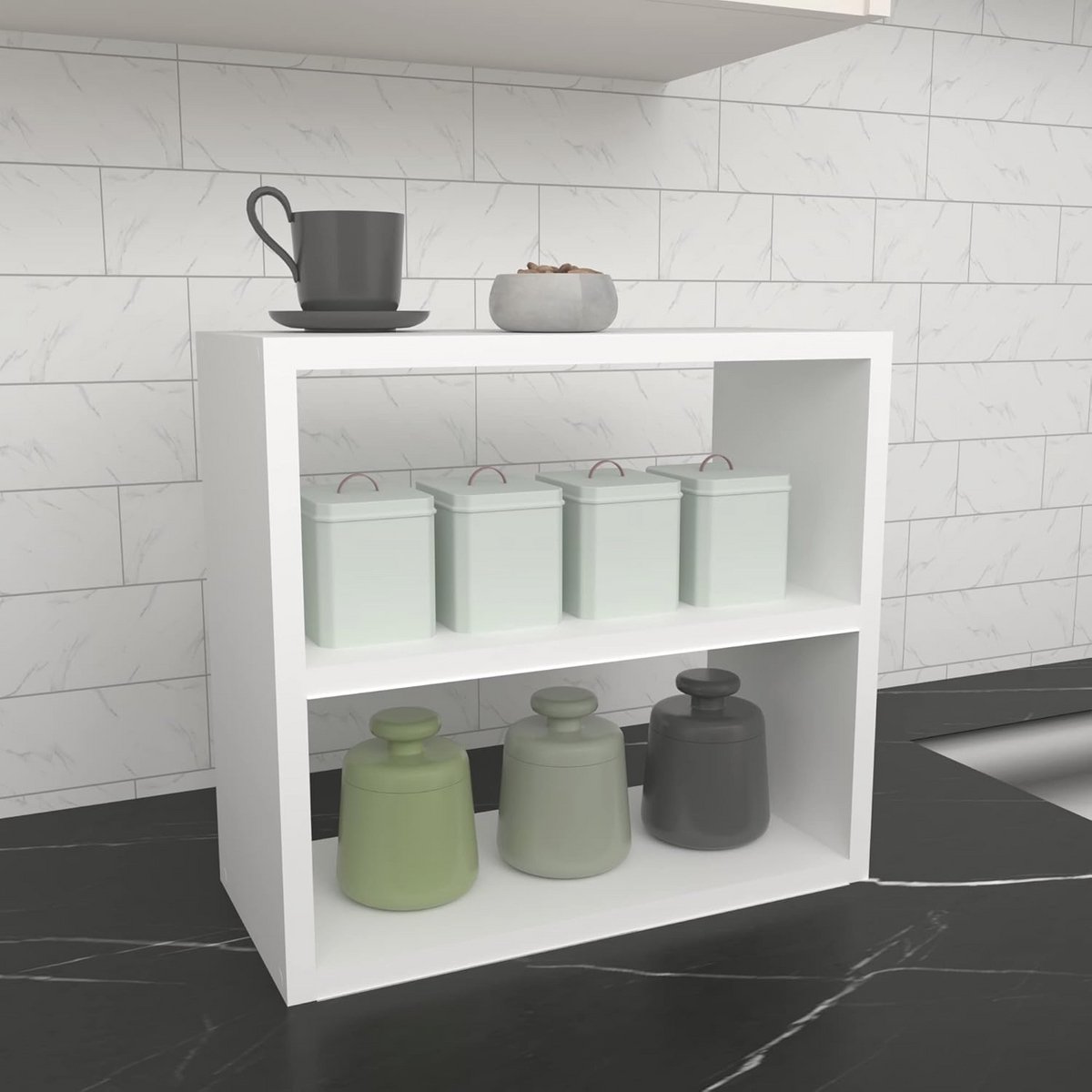 Keukenkast organizer 40x43,5x20 cm - Wit