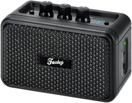 5W oplaadbare gitaarversterker / bluetooth speaker Fazley Kubo BT Pocket Black