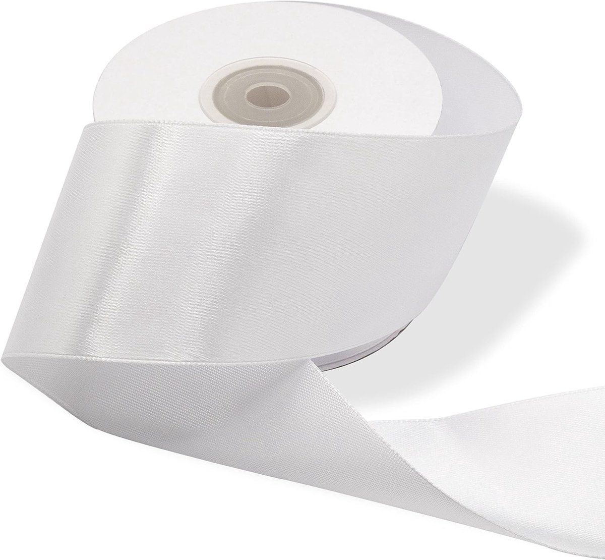 IMPERATORIS® Satijn Linten Set Voor Knutselen, Cadeaus, Decoratie - Cadeaulint - wit