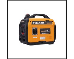 2300W Draagbare Inverter Generator - Noodstroom - Digitale Meter - Stil - Lichtgewicht - Eco-Mode - 4-Takt Benzine - 230V - 2 USB Poorten - Parallel Schakelbaar