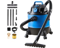 VIN® Bouwstofzuiger Zonder Zak - Alleszuiger Met Accessoires - Waterzuiger Met 20 Liter Reservoir - Stofzuiger - Met Waterfilter En Blaasfunctie – 1250W - Voor Binnen en Buitenreiniging