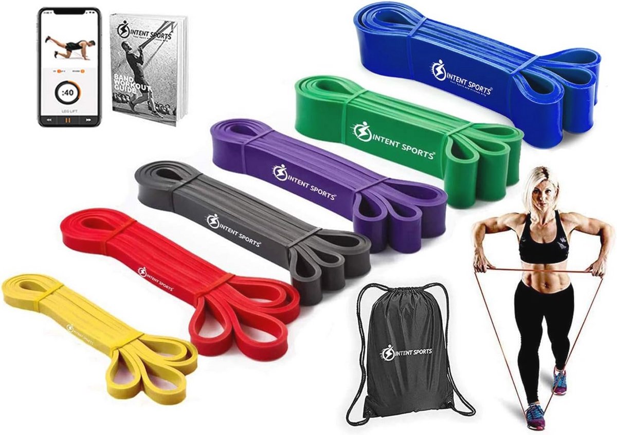 Pull Up Assist Bands - Weerstandsbanden voor Pull-Ups, Fitness, Stretching en Powerlifting - Heavy Duty